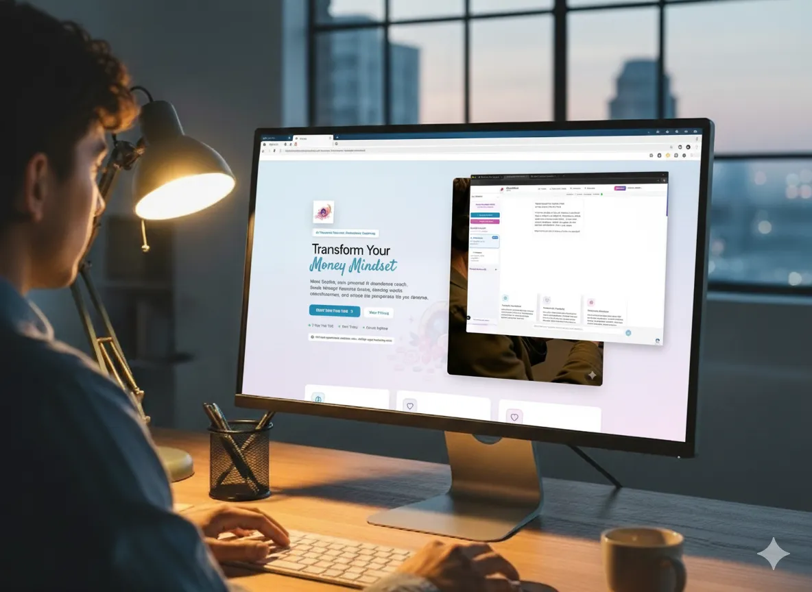 Modern workspace with abundance resources